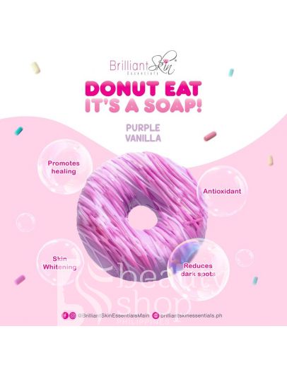 Donut Purple Drizzle Soap