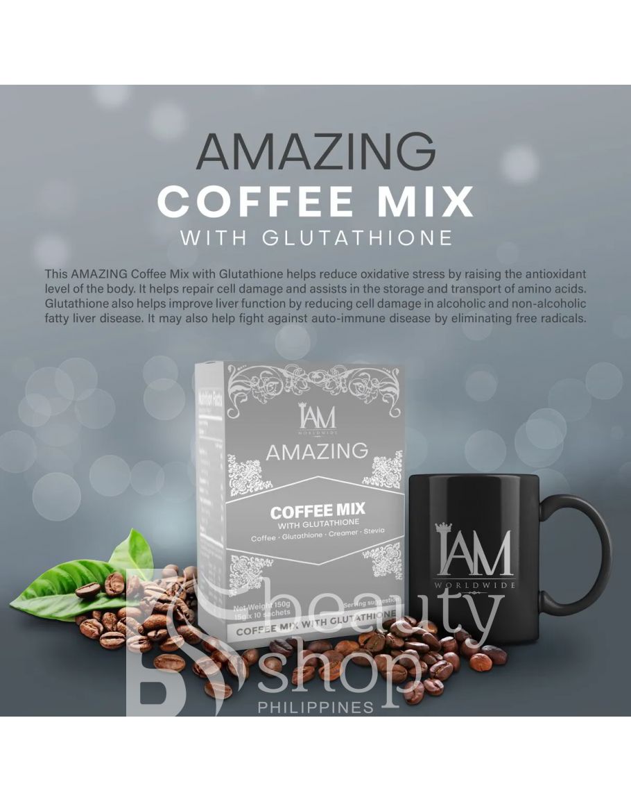 amazing coffee mix with glutathione IAm Worldwide Amazing Coffee Mix with Glutathione